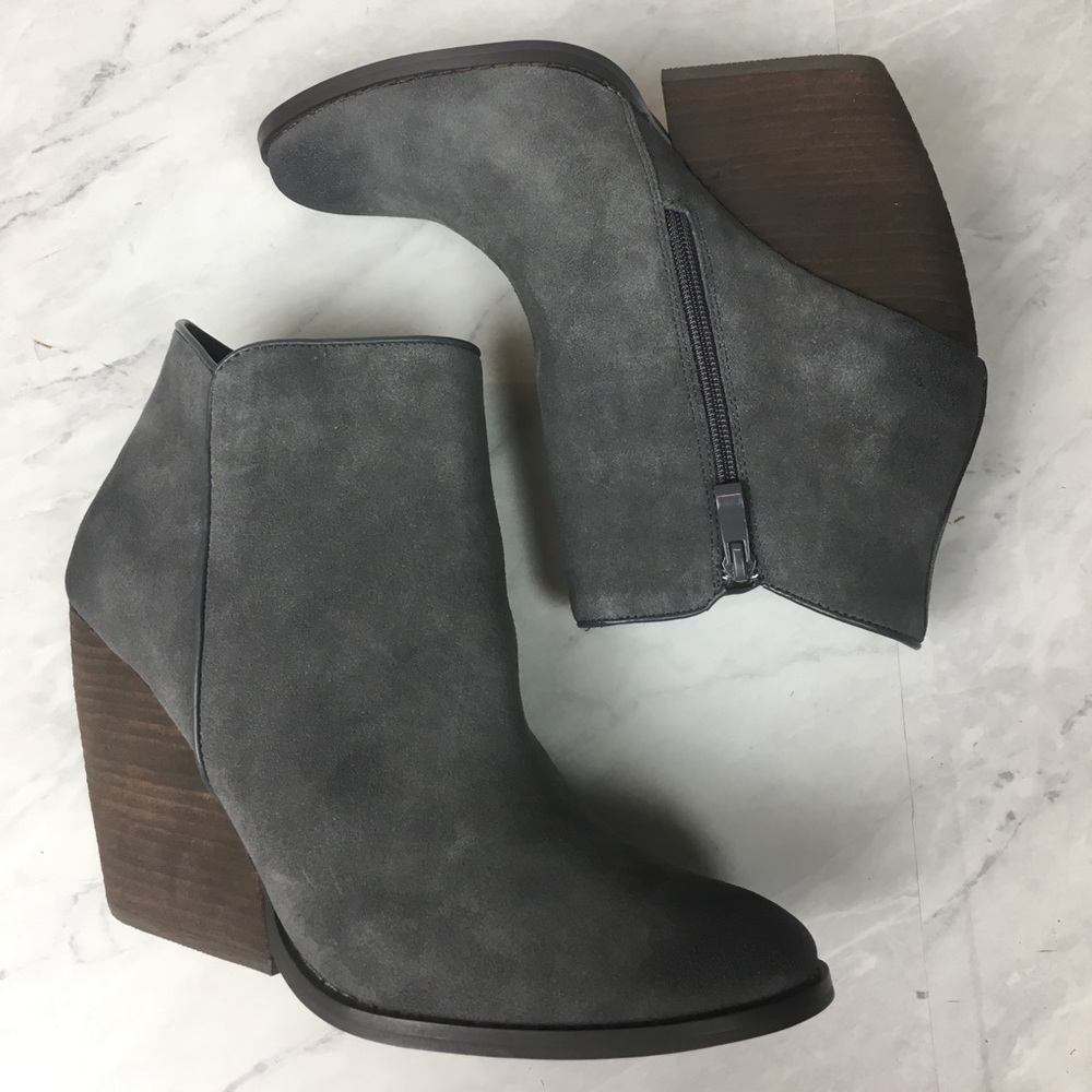 Very Volatile Whitby Boots Booties Charcoal Sz 10